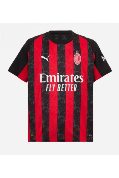 AC Milan Theo Hernandez #19 Jalkapallovaatteet Kotipaita 2025-26 Lyhythihainen AC Milan Theo Hernandez #19 Jalkapallovaatteet Kotipaita 2025-26 Lyhythihainen